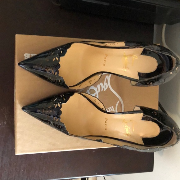 Christian Louboutin Shoes - Louboutin beloved 120 patent laser cut heels